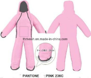 Filling Cotton Human Shape Sleeping Bag